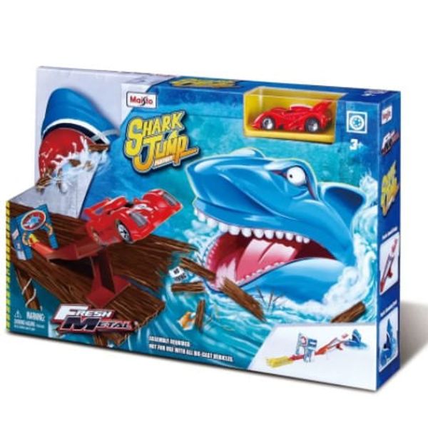 Auto Pista Fresh Metal - Shark Jump Playset - Maisto - SHARK JUMP MAI11061