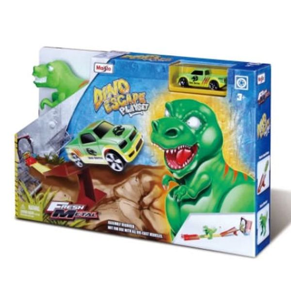 Auto Pista Fresh Metal - Dino Escape Playset - Maisto - DINO ESCAPE MAI11063 Auto Pista Fresh Metal - Dino Escape Playset - Maisto - DINO ESCAPE MAI11063