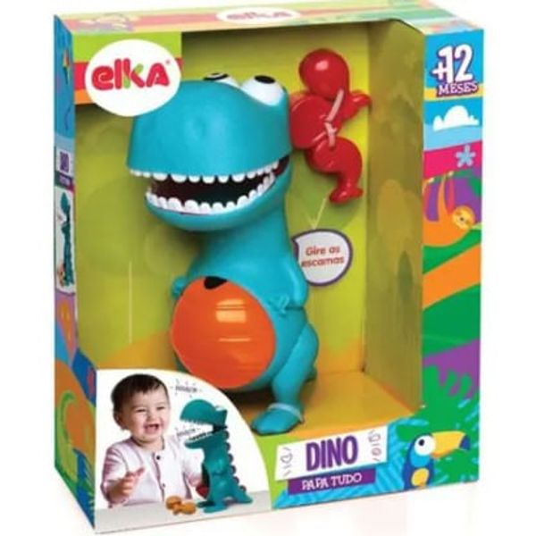 Dino Papa Tudo - Elka - LARANJA ELKA972 Dino Papa Tudo - Elka - LARANJA ELKA972