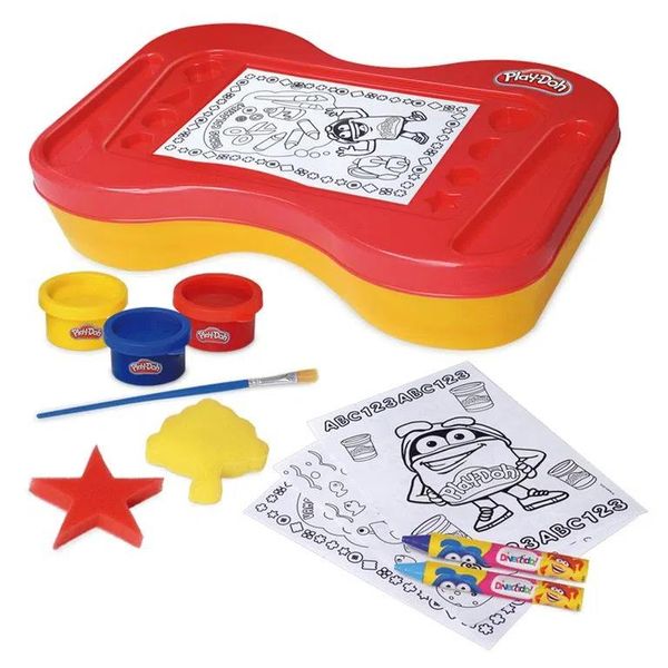 Conjunto de Ativades e Massa de Modelar Play-Doh 2 em 1 FUN Fun Divirta-Se Conjunto de Ativades e Massa de Modelar Play-Doh 2 em 1 FUN Fun Divirta-Se