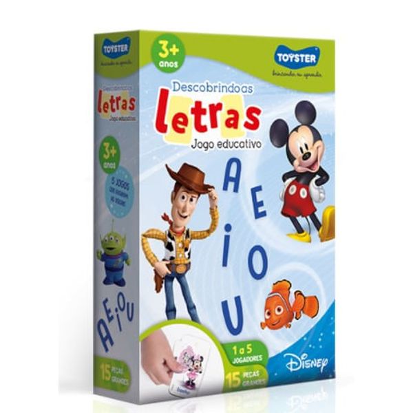 Jogo Educativo Descobrindo Letras TOYS2789 Jogo Educativo Descobrindo Letras TOYS2789