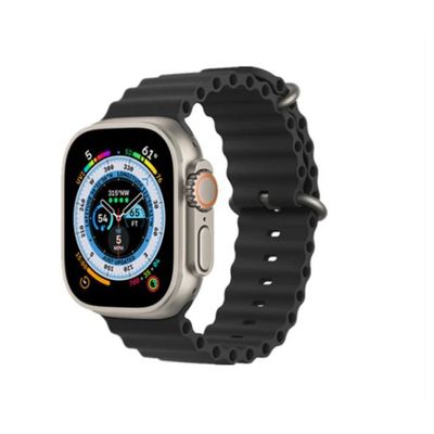 Smartwatch W68 Ultra Max Serie 8 49mm NFC, GPS 2,2" Ligações Preto