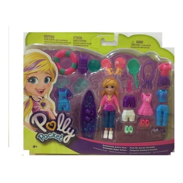 Polly Pocket - Boneca e Acessórios - CONJ AVENTURA INCRIVEL GBF85 Polly Pocket - Boneca e Acessórios - CONJ AVENTURA INCRIVEL GBF85