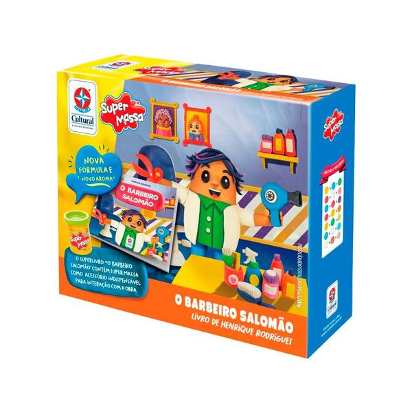 Super Massa O Barbeiro Salomão com Livro Estrela Super Massa O Barbeiro Salomão com Livro Estrela