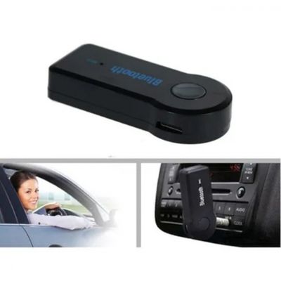 Adaptador Bluetooth P2 Música Chamada Som Carro 3.5mm Sem Fio