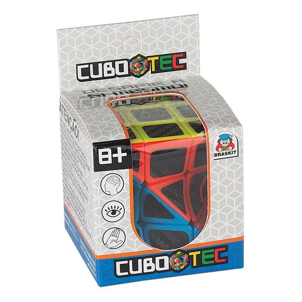 Cubo Mágico Cubotec Torcido Preto Braskit Cubo Mágico Cubotec Torcido Preto Braskit