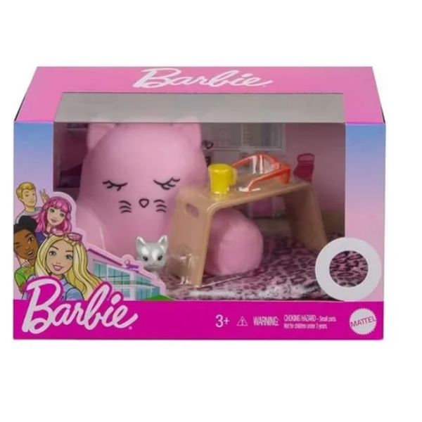 Barbie Estante Móveis e Acessórios - SOFA GATINHO Mattel