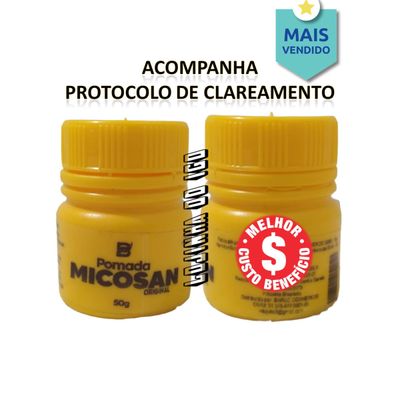 Kit Poderoso Contra Manchas Nas Axilas Micosan 2 Sabonete 2  Sabonete Argila Branca