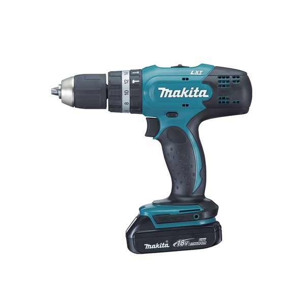 Parafusadeira/Furadeira de Impacto à Bateria 18V Li-Ion com Carregador Bivolt - DHP453X10 -  Makita