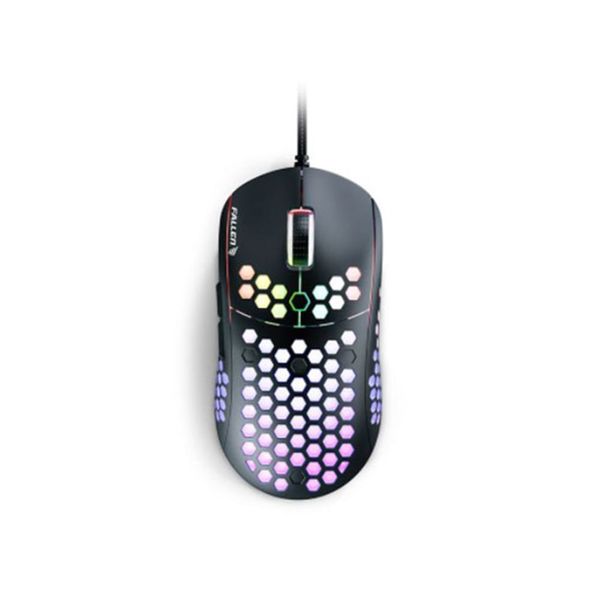 Mouse Gamer Ultraleve F75 Preto - Fallen