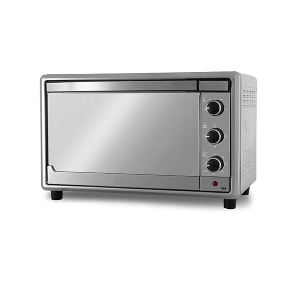 Forno Elétrico Aço Inox 36L 220V - Philco Cinza / 220V