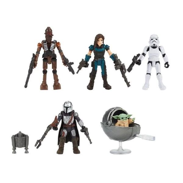 Kit de Figuras Star Wars Mission Fleet Defend the Child Hasbro Kit de Figuras Star Wars Mission Fleet Defend the Child Hasbro