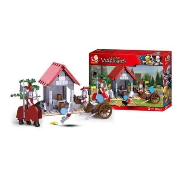 Blocos Cavaleiros Poço D'Agua 237 Peças Multikids Blocos Cavaleiros Poço D'Agua 237 Peças Multikids