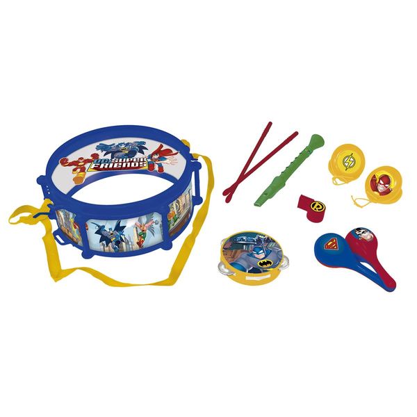 Conjunto Bandinha Infantil - Dc Comics - Batman - Fun 80939 Conjunto Bandinha Infantil - Dc Comics - Batman - Fun 80939