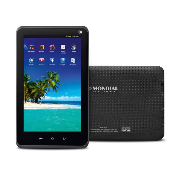 Tablet Bivolt Mondial TB-01 TABLET-BIV-PRETO