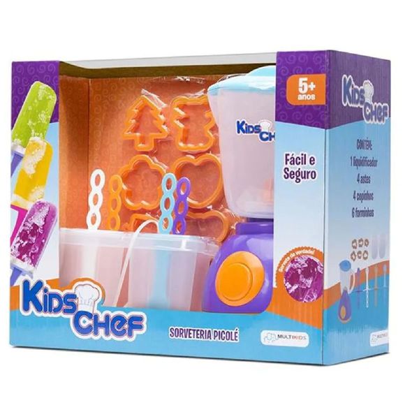 Máquina de Sorvete - Kids Chef - Picolé - Multikids BR110