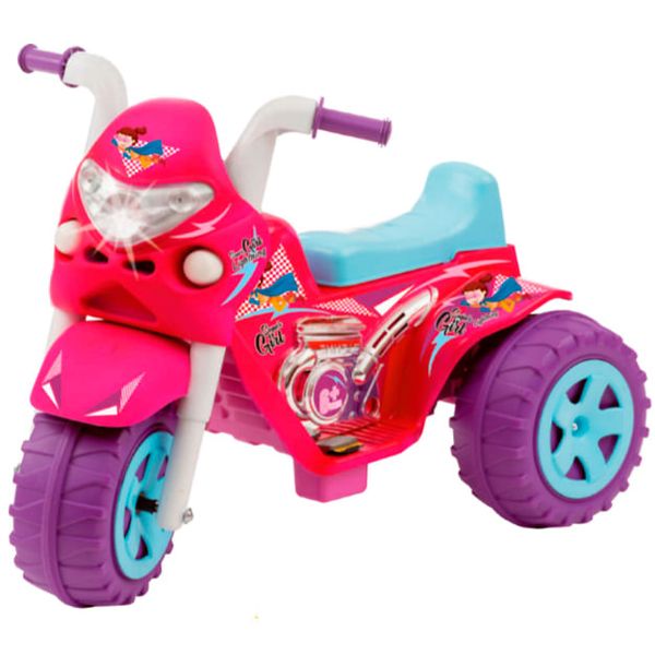Triciclo Elétrico 6V - Girl - Biemme BIEM734 Triciclo Elétrico 6V - Girl - Biemme BIEM734
