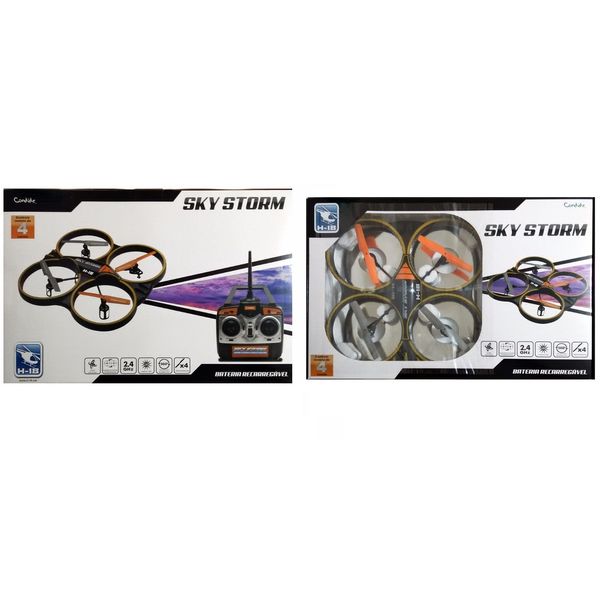 Quadricóptero de Controle Remoto - H-18 - Sky Storm - Candide CAN1310
