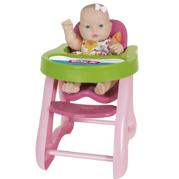 Boneca Baby Jr - Cadeirão de Papinha - Cotiplás COT2186 Boneca Baby Jr - Cadeirão de Papinha - Cotiplás COT2186