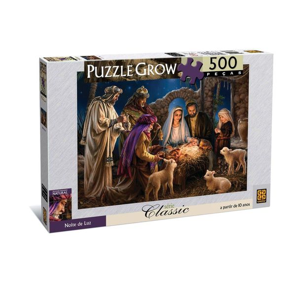 QUEBRA CABEÇA - 500 PEÇAS - NOITE DE LUZ GROW02894 QUEBRA CABEÇA - 500 PEÇAS - NOITE DE LUZ GROW02894