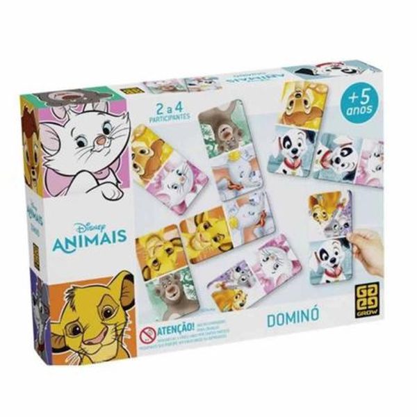 Jogo Dominó Disney Animais Grow Jogo Dominó Disney Animais Grow