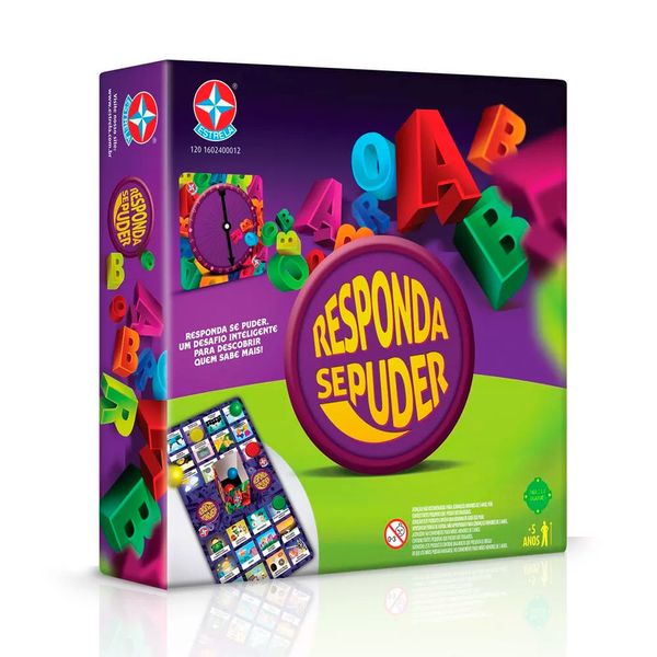 Jogo - Responda se Puder 1602400012 Jogo - Responda se Puder 1602400012