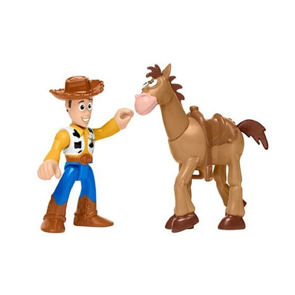 Mini Figuras Básicas - Imaginext - Disney - Pixar - Toy Story 4 - Wood e Bala no Alvo - Fisher-Price GFT00