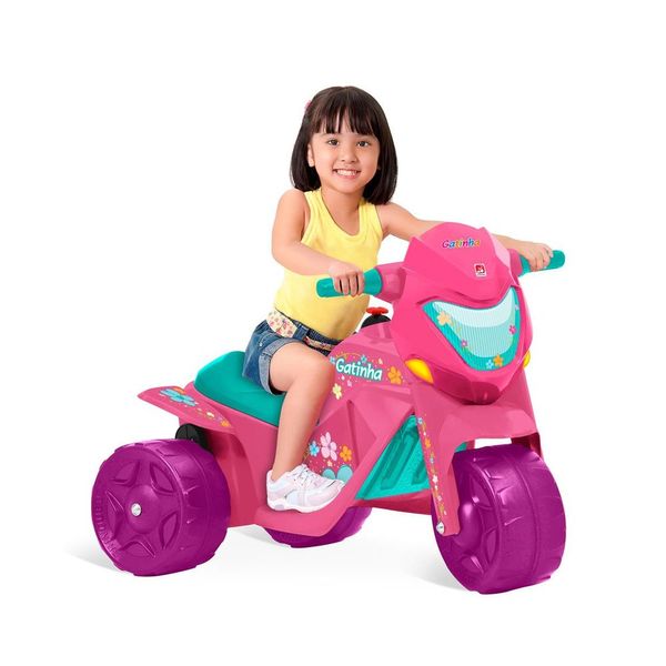 Moto Elétrica Infantil -  Gatinha - Bandeirante BAND2593 Moto Elétrica Infantil -  Gatinha - Bandeirante BAND2593