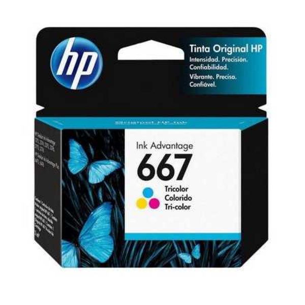 CARTUCHO HP 667 COLORIDO 2ML ORIGINAL