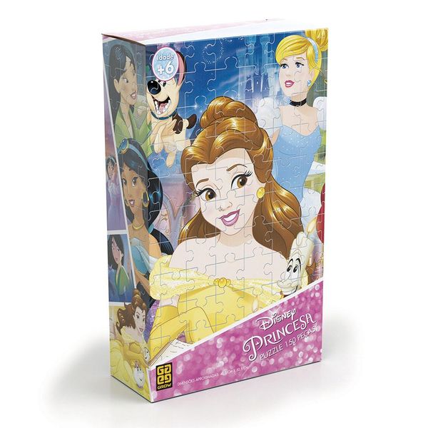 Puzzle Quebra Cabeça 150 Peças Retrato de Princesas - Grow