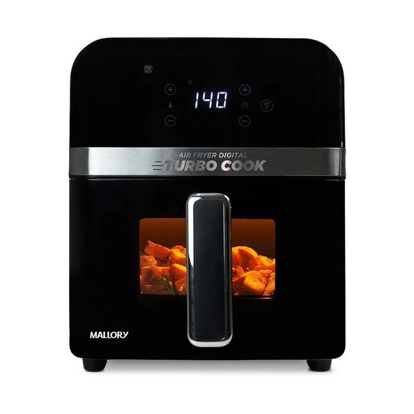 Fritadeira Air Fryer Mallory Turbocook 6 Litros Preto 220V