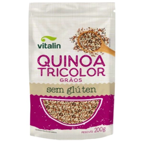 Quinoa Tricolor em Grãos Sem Glúten Vitalin 200g