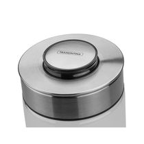 Pote de Vidro Tramontina Purezza com Tampa de Aço Inox 10 cm 1,8 L