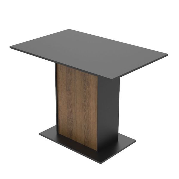 Mesa Madesa Retangular com Tampo de Madeira 5329 Preto/Rustic Cor:Preto/Rustic Mesa Madesa Retangular com Tampo de Madeira 5329 Preto/Rustic Cor:Preto/Rustic