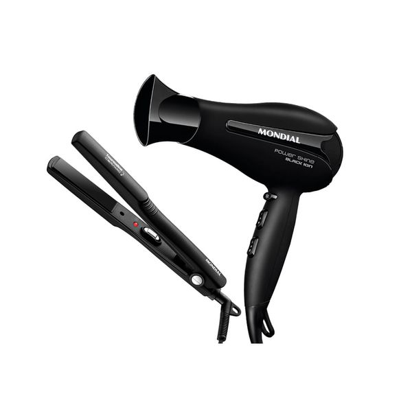 Conjunto Especial Mondial Black Íon KT-91 CONJUNTO ESPECIAL-127V-PRETO Conjunto Especial Mondial Black Íon KT-91 CONJUNTO ESPECIAL-127V-PRETO