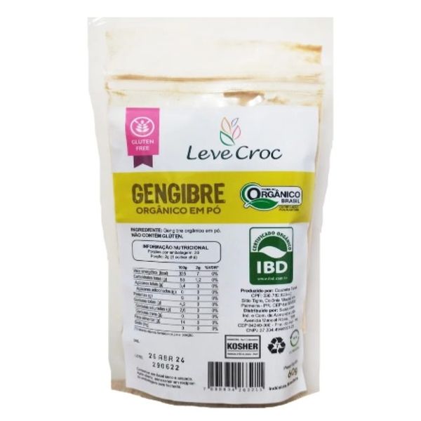 Gengibre em Pó Orgânico Leve Crock 60g Gengibre em Pó Orgânico Leve Crock 60g