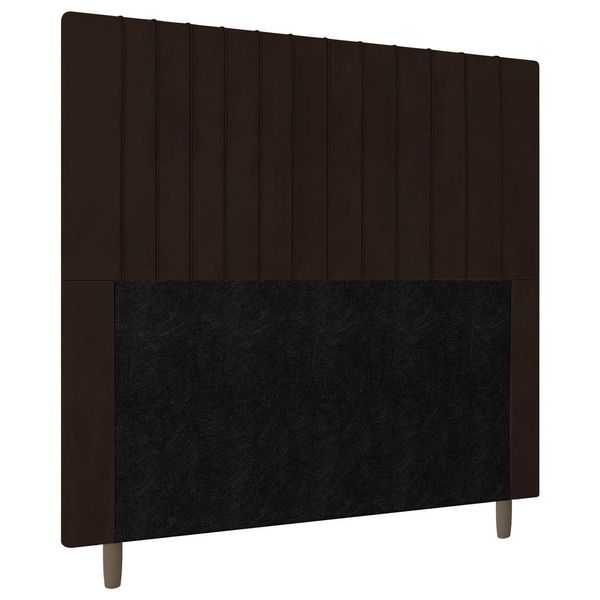 Cabeceira Cama Box Casal Queen Size Nala 160cm Corano Marrom - Desk Design