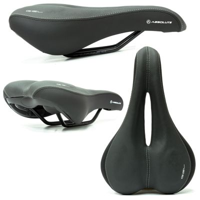 SELIM ABSOLUTE VAZADO BIKE MTB BICICLETA 26,8 X 17,4 CM GEL