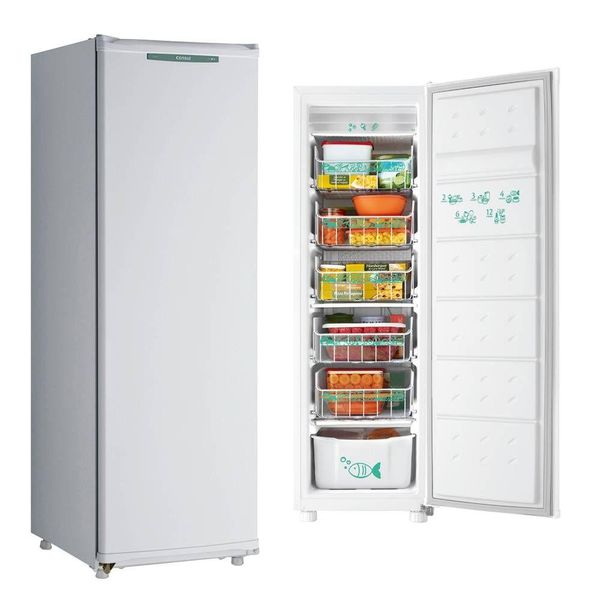 Freezer Consul Vertical Branco Degelo Manual 142L 110V 110V