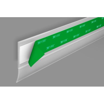 Veda Porta Slim Protetor De Frestas Silicone Adesivo 3M Comfort Door Marrom 80cm