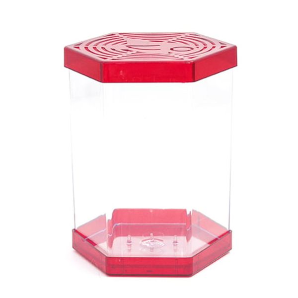 Aquário Beteira Sextavada 1 Litro R527 - Vermelho