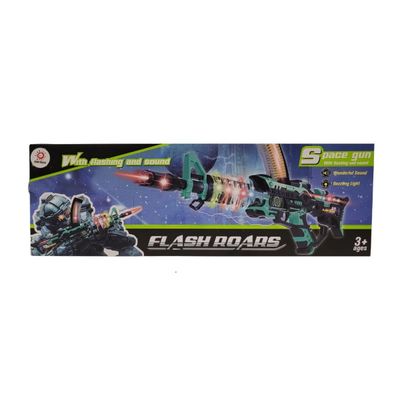 Brinquedo Metralhadora MD10256 Luz e Som - Jmd Toys