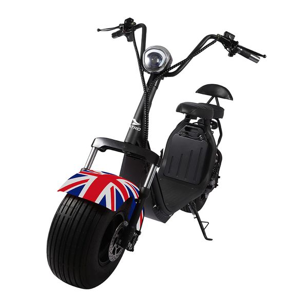 Scooter Elétrico City Inglaterra 1500W 40Km 12Ah 60V 40 Km/h 200 Kg - ES326 ES326 Scooter Elétrico City Inglaterra 1500W 40Km 12Ah 60V 40 Km/h 200 Kg - ES326 ES326