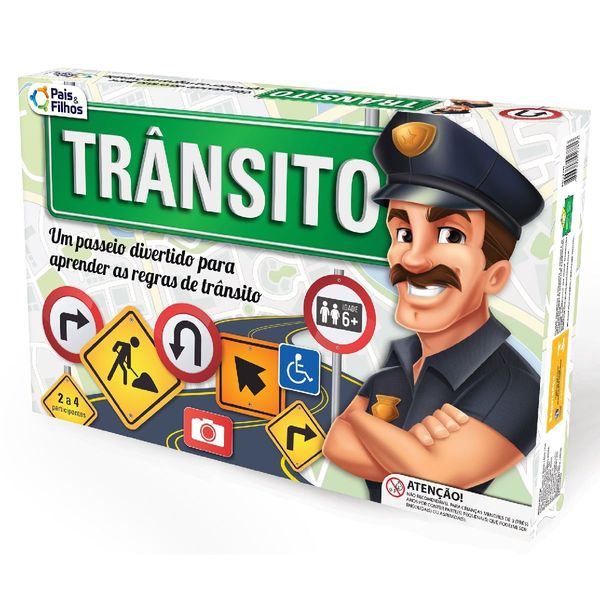 Jogo de Tabuleiro Divertido Transito Pais e Filhos 2781