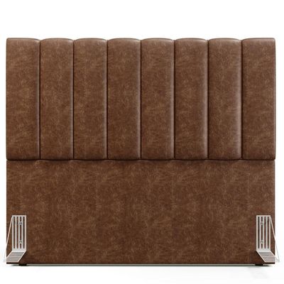 Cabeceira Cama Box Casal 140 cm Dália W01 Couríssimo Marrom - Lyam Decor
