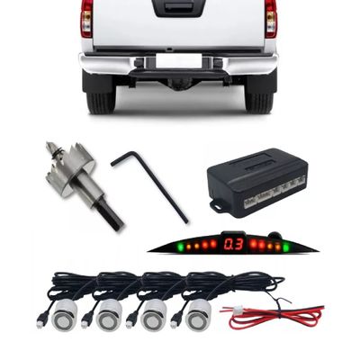 Sensor Cromado Parachoque de Metal Nissan Frontier 2008/2022