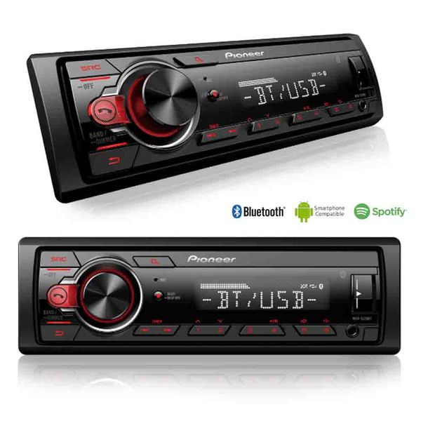 Som Automotivo Pioneer  Entrada USB MP3 MVH-S218 Bluetooth