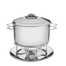 Rechaud Solar 6,1 L Em Aço Inox Fundo Triplo Com Fogareiro