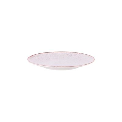 Jogo de Pratos Sobremesa Rústico 6 Peças 21 cm Porcelana Decorada Tramontina