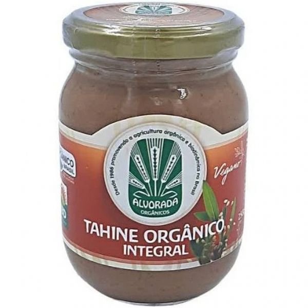 Tahine Integral Orgânico Alvorada 250g